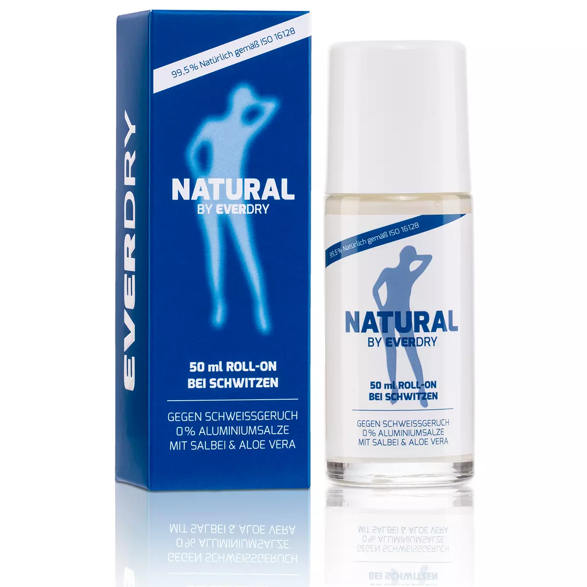 EVERDRY® Roll-On NATURAL ohne Aluminiumsalze - 50ml