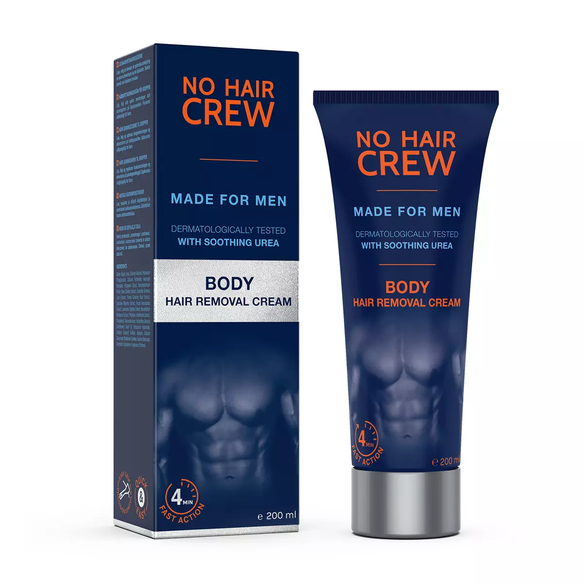 NO HAIR CREW Körper-Enthaarung für Männer - 200ml