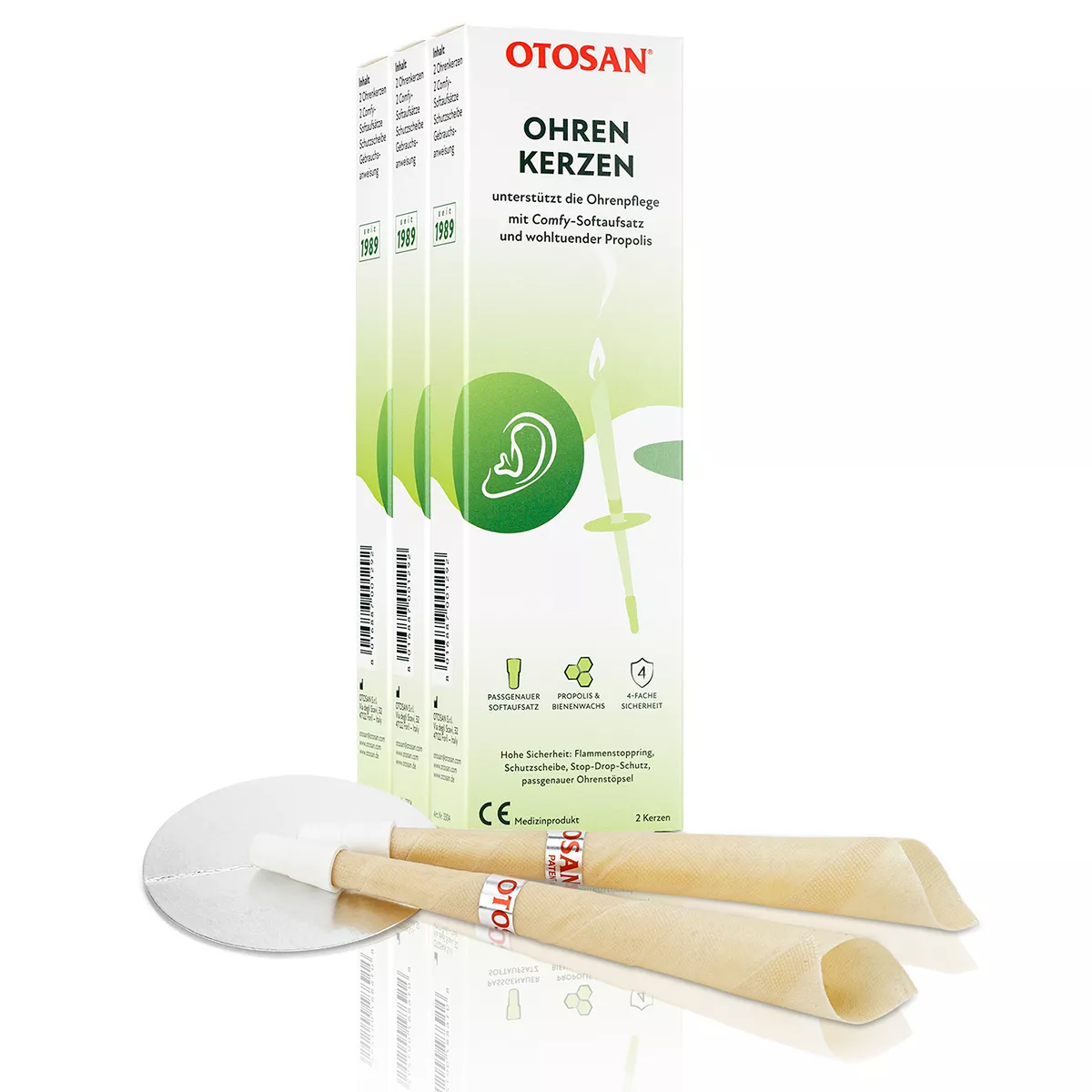 Otosan® Ear Candles – Medical device for gentle ear care – 6 pcs.
