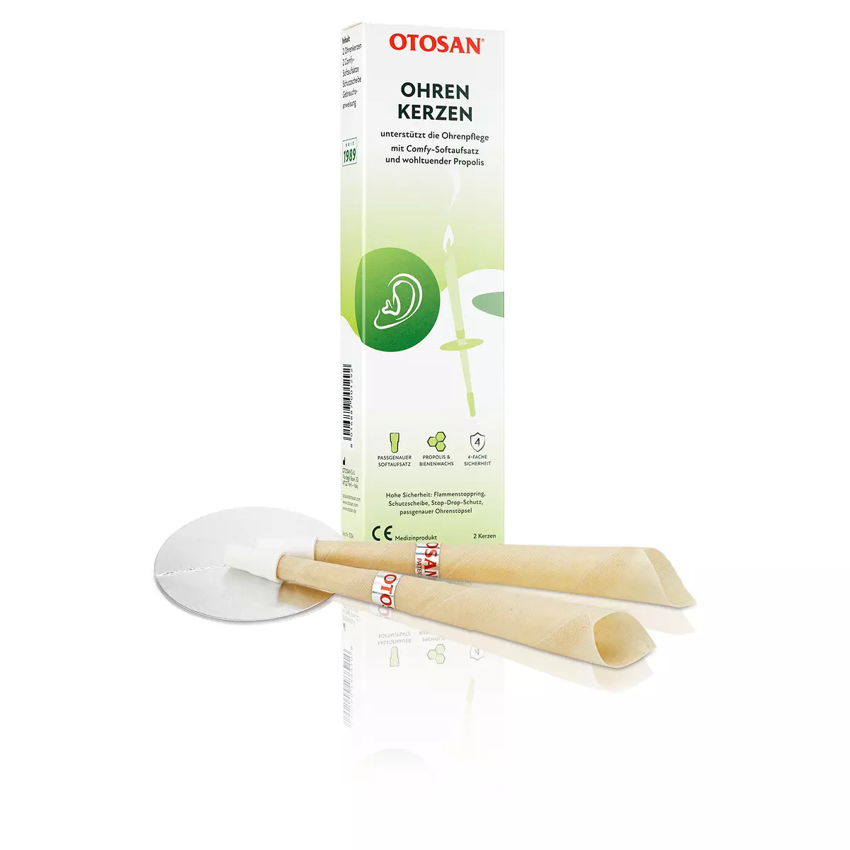 Otosan® Ohrenkerzen – Medizinprodukt für die sanfte Ohrenpflege - 2 Stk.