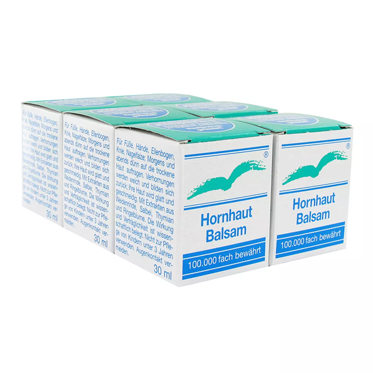 Hornhaut Balsam gegen Hornhaut Set 6 Stk. à 30ml