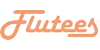 sweatstop Markenlogo in orangefarbener Schreibschrift mit dekorativer Unterstreichung