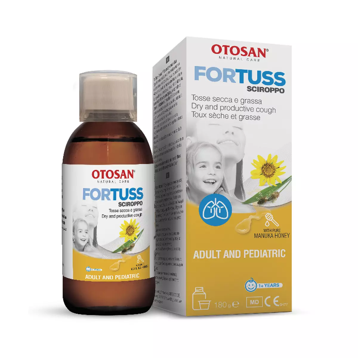 Otosan® Hustensirup für trockenen und verschleimten Husten - 180g