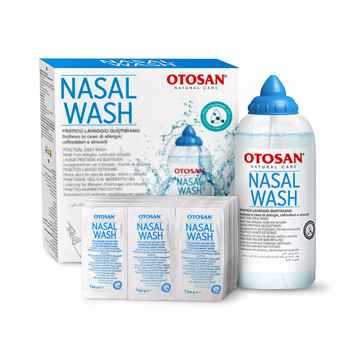 Otosan® Nasendusche mit 30 Beutel Nasenspülsalz  - 1 Stk.
