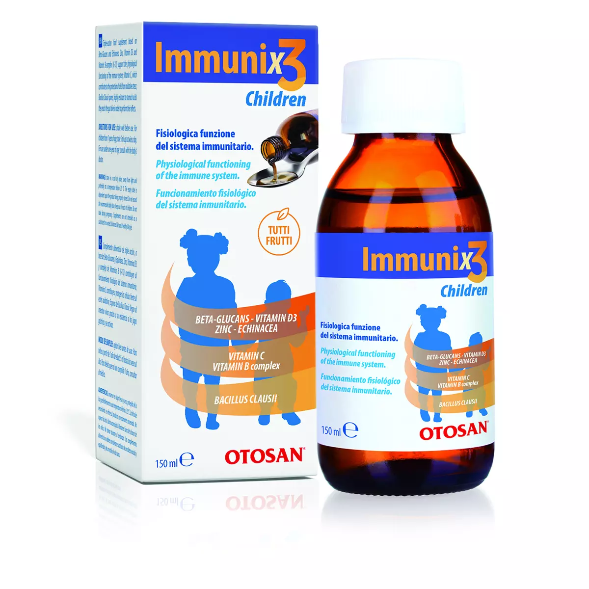 Otosan® Immunix3 Kindersirup zur Immunabwehr - 150ml