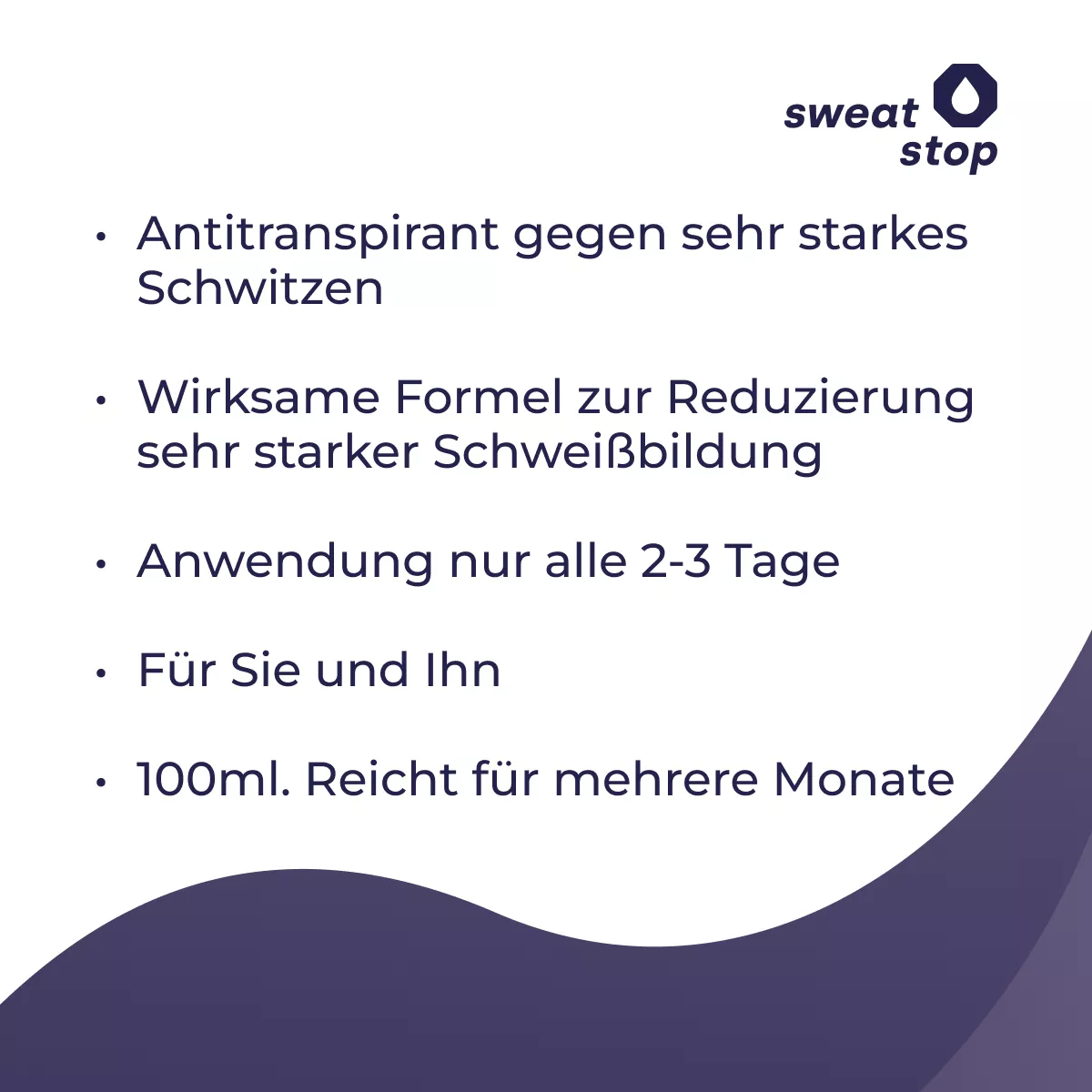 SweatStop Forte plus Antitranspirant | Rckenschutz