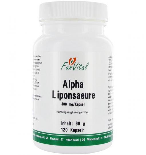 Alpha-Liponsäure, 120 Kapseln Alpha-Liponsäure, 120 Kapseln