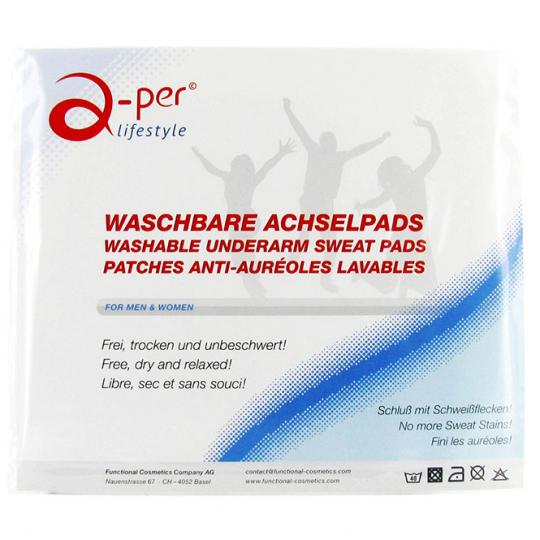 A-per© Washable Underarm Sweat Pads Sweat Stains Every Outerwear Black 