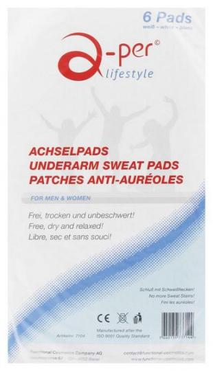 a-per© Achselpads - Auf die Größe kommt es an a-per© Achselpads - Auf die Größe kommt es an