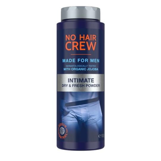 NO HAIR CREW Dry & Fresh Puder für den Intimbereich 100g - für Männer 