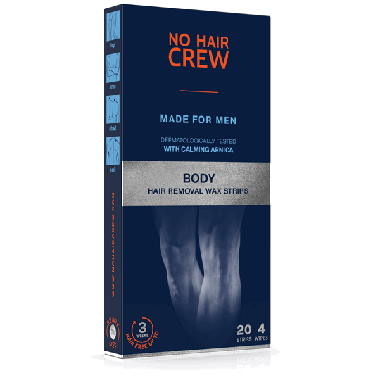 NO HAIR CREW Bandes de cire pour l'épilation du corps - pour hommes 