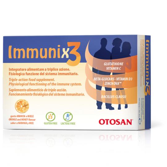Immunix3 Tabletten unterstützen die physiologische Immunabwehr 
