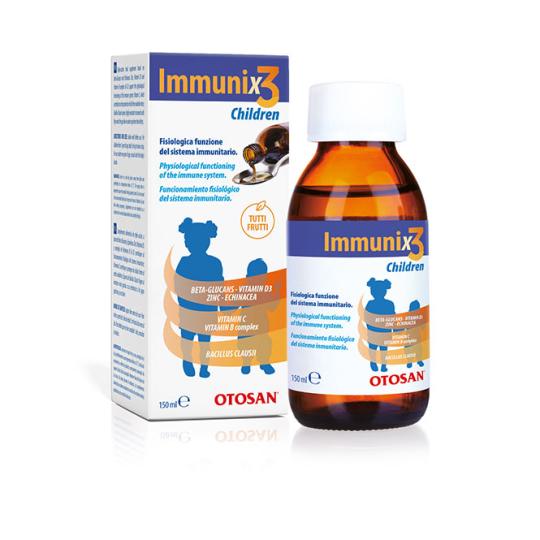 Immunix3 Sirup für Kinder zur Unterstützung der Immunabwehr, 150ml 