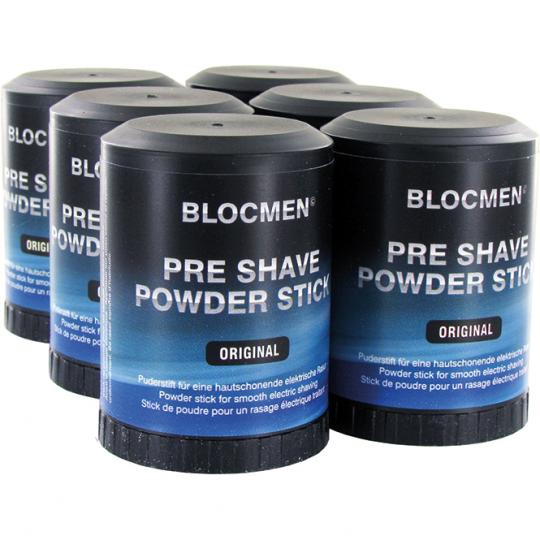 Pre-Shave Powder Stick BLOCMEN© Original 6 Pcs 