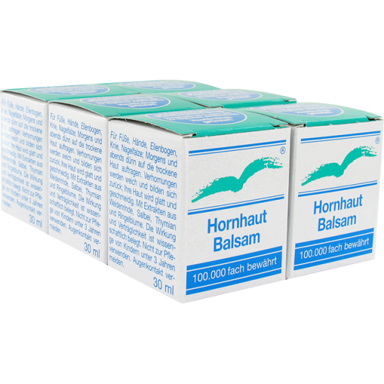 Hornhaut Balsam Set 6 Stk. - Reduziert Hornhaut