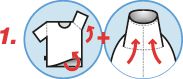 Anwendung Achselpads Schritt 1 Anwendung Achselpads Schritt 1